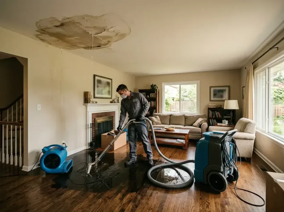 attic-pipe-burst-ceiling-drip-008 — frequently asked questions, Water Damage Restoration & Carpet Care in Pittsville, MD